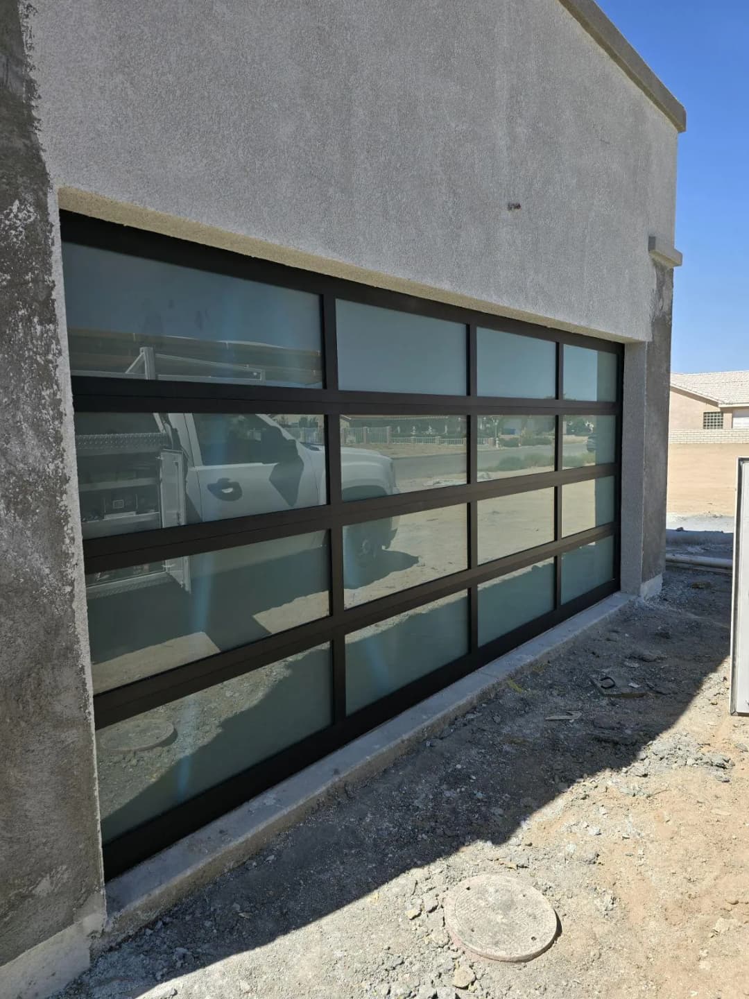 picture of a garage door installed by Faithful Door Solutions